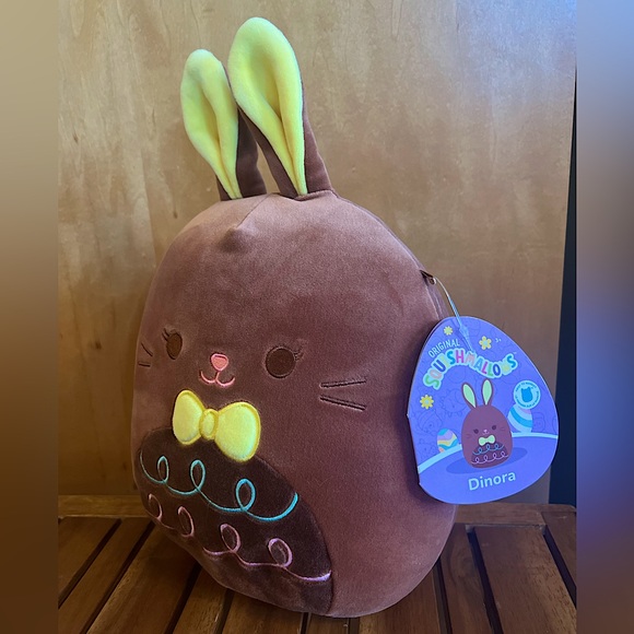 COPY - NWT Chocolate Bunny SET Squishmallows FTM Dinora & Tandy Select Series r… - Picture 5 of 16